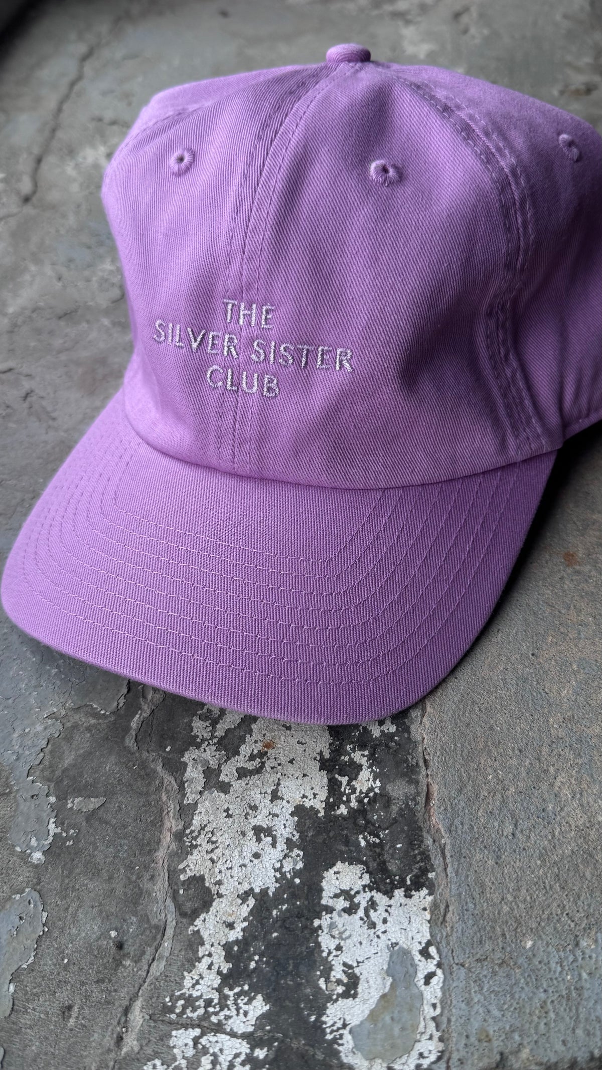 THE SILVER SISTER CLUB CAP
